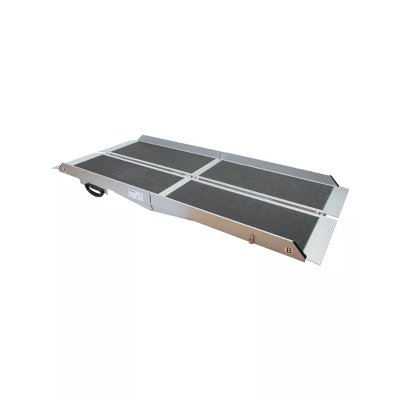 Rampe Portable PMR MOBILEX Modèle DF - Type Valise Double Pliage Aluminium Antidérapant