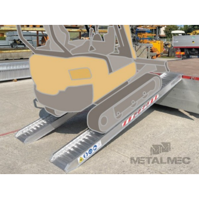 Rampe de chargement aluminium 1.1 t à 3.8 t - tracteurs, engins agricoles - la paire