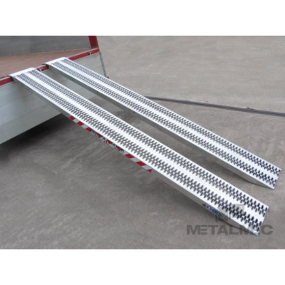 Rampe de chargement aluminium 1.2 t à 4.5 t - engins lourds, mini-pelles - la paire