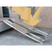 Rampe de chargement aluminium 830 kg à 3 t - mini-pelles - la paire