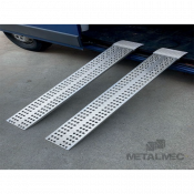 Rampe de chargement aluminium 450 kg à 1 t - tondeuses, motocyclettes - la paire
