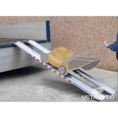 Rampe de chargement aluminium 485 kg à 1.5 t - motocyclettes, générateurs d'électricité - la paire