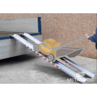 Rampe de chargement aluminium 485 kg à 1.5 t - motocyclettes, générateurs d'électricité - la paire Rampe de chargement aluminium 485 kg à 1.5 t - motocyclettes, générateurs d'électricité - la paire