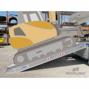 Rampe de chargement aluminium 8.6 t à 16 t - engins lourds, containers - la paire