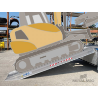 Rampe de chargement aluminium 8.6 t à 16 t - engins lourds, containers - la paire Rampe de chargement aluminium 8.6 t à 16 t - engins lourds, containers - la paire