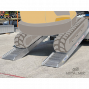 Rampe de chargement robuste aluminium 5.1 t à 12 t - tracteurs, pelleteuses - la paire
