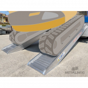 Rampe de chargement robuste aluminium 6.1 t à 14 t - tracteurs, pelleteuses - la paire