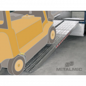 Rampe de chargement tôle gaufrée aluminium 4.1 t à 26.3 t - engins chenillés - la paire