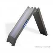 Rampe de chargement pliable avec rebord ultra-légère aluminium 350 kg à 800 kg - la paire