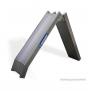 Rampe de chargement pliable avec rebord ultra-légère aluminium 350 kg à 800 kg - la paire