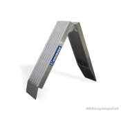 Rampe de chargement pliable ultra-légère aluminium 500 kg à 1.6 t - la paire