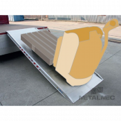 Rampe logistique aluminium 2 t - transpalettes, chariots - la pièce
