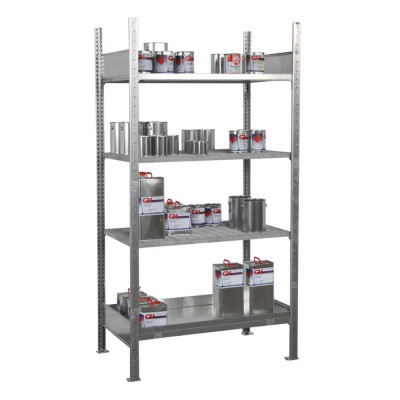 Series 3000 – Rayonnage récipients avec rétention – Stockage sûr – 3 niveaux XL – BAUER