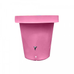 Cuve décorative de récupération d'eau 400 L rose et violet