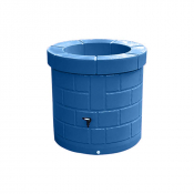 Cuve décorative imitation puits 340 L bleu, menthe ou violet