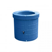Cuve décorative imitation puits 340 L bleu, menthe ou violet