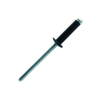Rivets tête plate laquée noir RAL 9005 Ø 4.0