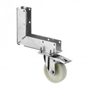 Roulette pour Clôture de Chantier Plastique - Ø125mm