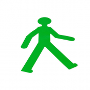 Silhouette Bonhomme adhésif de marquage 735 x 478 mm