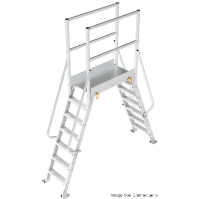 Passerelle Aluminium, Saut de Loup, accès chantier (Standard)