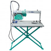 Scie sur table à matériaux portable avec tête inclinable et chevalet COMBI 200 VA - IMER