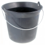 Seau de maçon noir polyéthylène de 12 L et 20 L
