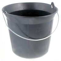 Seau de maçon noir polyéthylène de 12 L et 20 L Seau de maçon noir polyéthylène de 12 L et 20 L