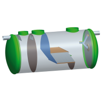 Décanteur particulaire PRV avec débourbeur 18 L/s Décanteur particulaire PRV avec débourbeur 18 L/s