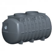Séparateur à hydrocarbures en acier sans ByPass 6L/s  - 2074 L