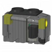 Séparateur à hydrocarbures en PE avec ByPass 15L/s  - 1556 L