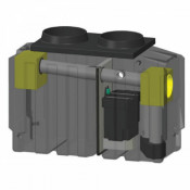 Séparateur à hydrocarbures en PE avec ByPass 8L/s  - 841 L