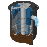 Séparateur hydrodynamique 5 à 25 L/s TRITHON enterré de SIMOP Séparateur hydrodynamique 5 à 25 L/s TRITHON enterré de SIMOP