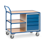 Servantes d'atelier 300 Kg avec 1 placard et 4 tiroirs