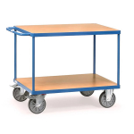 Servantes d'atelier jusqu'à 600 kg avec 2 plateaux en bois