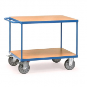 Servantes d'atelier jusqu'à 600 kg avec 2 plateaux en bois