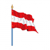 Drapeau de pays d'Union Européenne Autriche