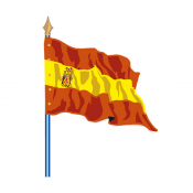 Drapeau de pays d'Union Européenne Espagne
