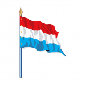 Drapeau de pays d'Union Européenne Luxembourg