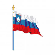 Drapeau de pays d'Union Européenne Slovénie