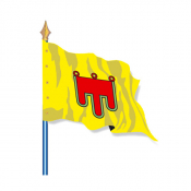 Drapeau de province historique Auvergne