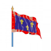 Drapeau de province historique Berry
