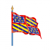 Drapeau de province historique Bourgogne