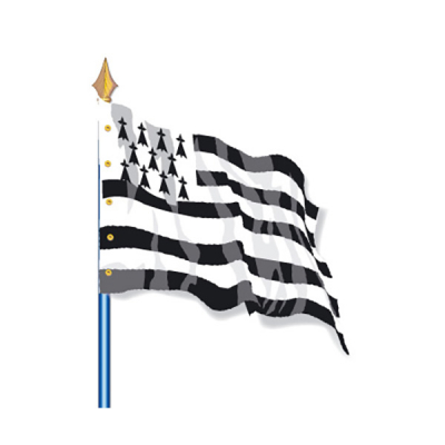 Drapeau de province historique Bretagne