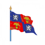 Drapeau de province historique Gascogne
