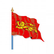 Drapeau de province historique Guyenne