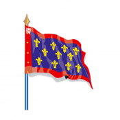Drapeau de province historique Maine