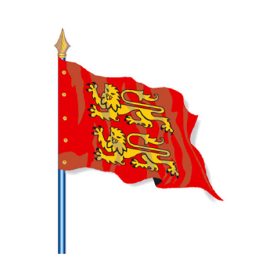 Drapeau de province historique Normandie