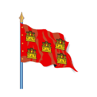 Drapeau de province historique Poitou