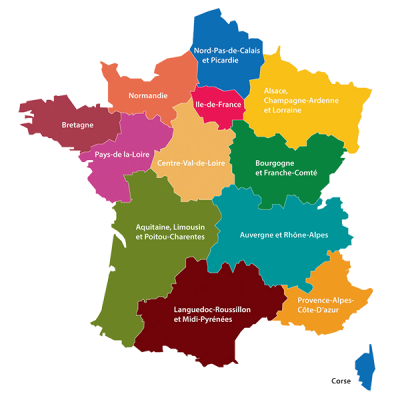 Drapeau de région administrative DOM TOM