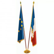 Lot de 2 drapeaux de prestige